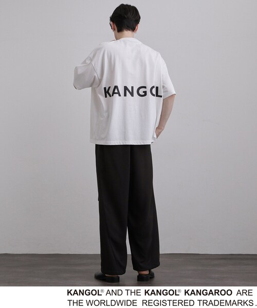 tk.TAKEO KIKUCHI(ティーケータケオキクチ)の「KANGOL バックプリントTシャツ(Tシャツ/カットソー・メンズ・ネイビー/ブラック/ホワイト・02/04/03)」の6枚目の写真