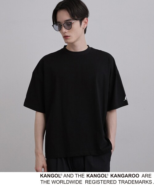 tk.TAKEO KIKUCHI(ティーケータケオキクチ)の「KANGOL バックプリントTシャツ(Tシャツ/カットソー・メンズ・ネイビー/ブラック/ホワイト・02/04/03)」の8枚目の写真