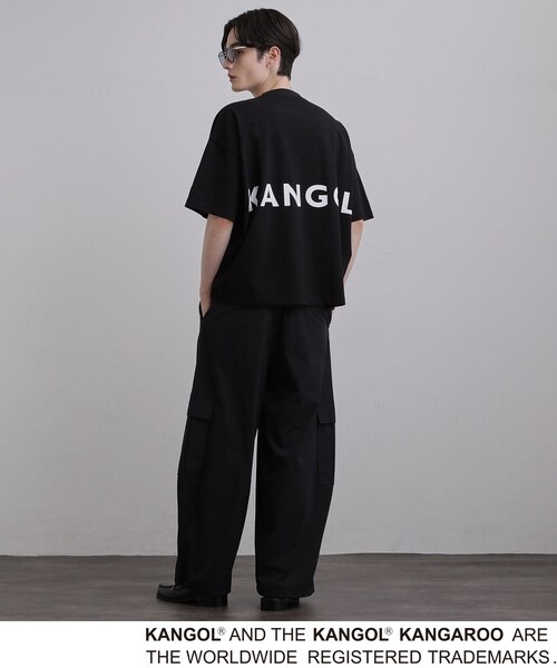 tk.TAKEO KIKUCHI(ティーケータケオキクチ)の「KANGOL バックプリントTシャツ(Tシャツ/カットソー・メンズ・ネイビー/ブラック/ホワイト・02/04/03)」の10枚目の写真
