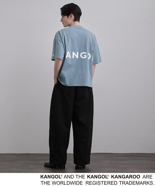 tk.TAKEO KIKUCHI(ティーケータケオキクチ)の「KANGOL バックプリントTシャツ(Tシャツ/カットソー・メンズ・ネイビー/ブラック/ホワイト・02/04/03)」の14枚目の写真