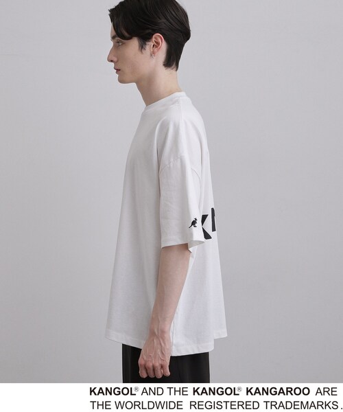 tk.TAKEO KIKUCHI(ティーケータケオキクチ)の「KANGOL バックプリントTシャツ(Tシャツ/カットソー・メンズ・ネイビー/ブラック/ホワイト・02/04/03)」の17枚目の写真