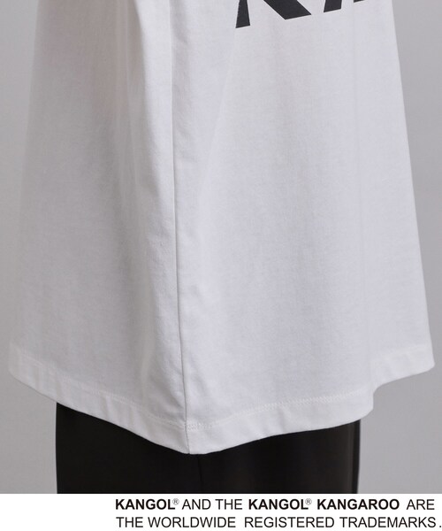 tk.TAKEO KIKUCHI(ティーケータケオキクチ)の「KANGOL バックプリントTシャツ(Tシャツ/カットソー・メンズ・ネイビー/ブラック/ホワイト・02/04/03)」の21枚目の写真