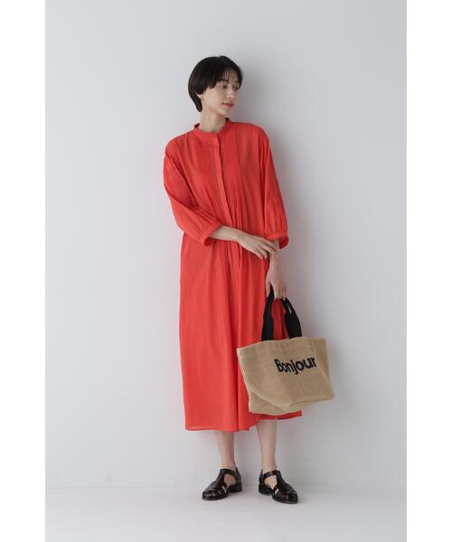 FABRICO（ファブリコ）の「【FABRICOコラボ】ジュートバッグBonjour（かごバッグ・レディース・ホワイト系その他・ﾌﾘ-）」の3枚目の写真