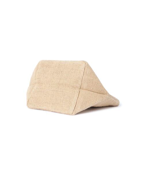 FABRICO（ファブリコ）の「【FABRICOコラボ】ジュートバッグBonjour（かごバッグ・レディース・ホワイト系その他・ﾌﾘ-）」の8枚目の写真