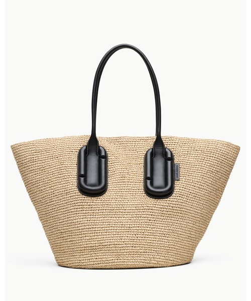 MARC JACOBS(マークジェイコブス)の「【NEW】BABE TOTE IN WOVEN/ベイブ トート イン ウーブン(かごバッグ・レディース・ナチュラル・ONE SIZE)」の1枚目の写真