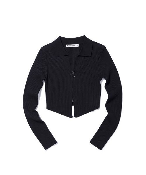 EXTRAORDINARY(エクストラオーディナリー)の「KNIT ZIP-UP BLACK(カーディガン/ボレロ・メンズ・その他・FREE)」の1枚目の写真