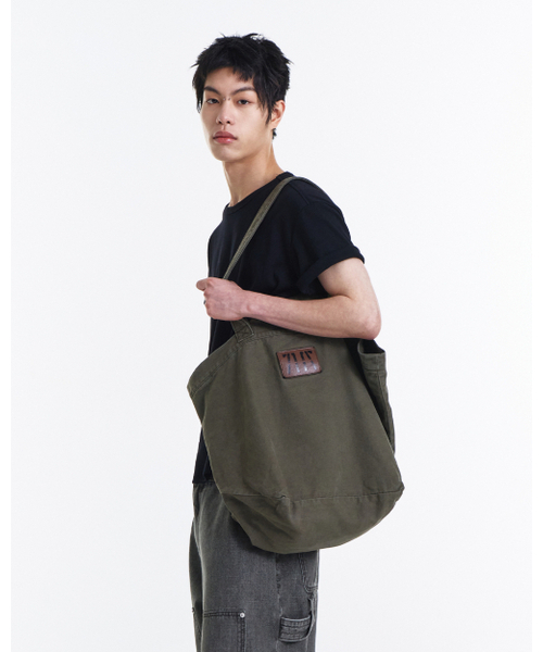KICHUL（キチョル）の「247 Vintage Tote Bag (Khaki)（トートバッグ・レディース・その他・FREE）」の4枚目の写真