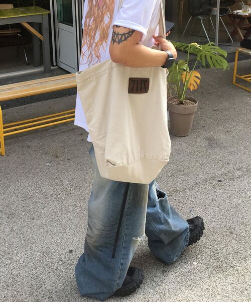 KICHUL（キチョル）の「247 Vintage Tote Bag (Khaki)（トートバッグ・レディース・その他・FREE）」の19枚目の写真