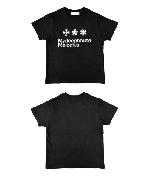 MATU:TA（マトゥータ）の「【着回し力抜群！】アスターフラワーＴシャツ / 半袖 カットソー 綿100 通気性 ミドル丈 プリント 海外ガール シンプル コンパクト 3カラー ホワイト ブラック カーキ（Tシャツ/カットソー・レディース・ホワイト/カーキ/ブラック・FREE）」の21枚目の写真