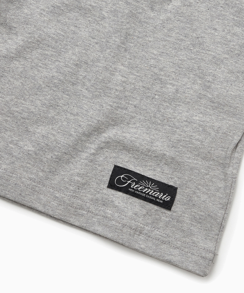 FREEMARIO（フリーマリオ）の「サンマークTシャツ[グレー]（Tシャツ/カットソー・レディース・グレー・SMALL/MEDIUM）」の6枚目の写真