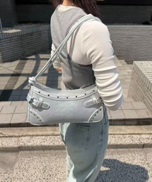ベルトスタッズショルダーバッグ