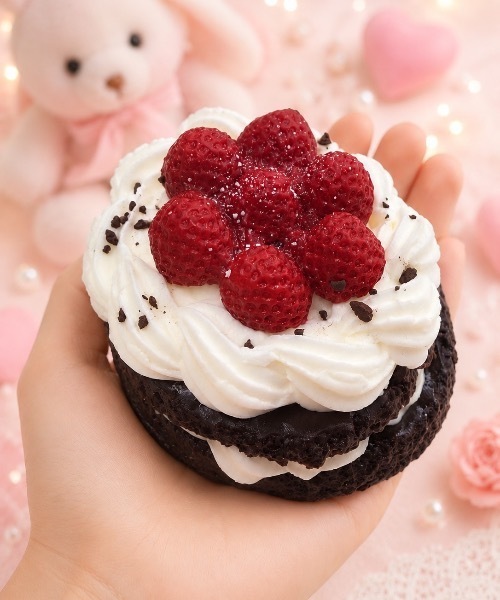 セール】いちごチョコケーキスクイーズ（おもちゃ）｜Curaful