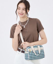EVERYDAY SM SATCHEL フォレストギンガム