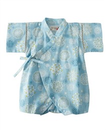 ベビー服 ロンパース 80」に該当するブルー・ネイビー/青色系の