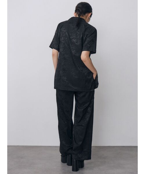 MURUA(ムルーア)の「【WEB限定】ジャガードフラワージャケット 夏服(テーラードジャケット・レディース・ミント/ブラック・FREE)」の15枚目の写真