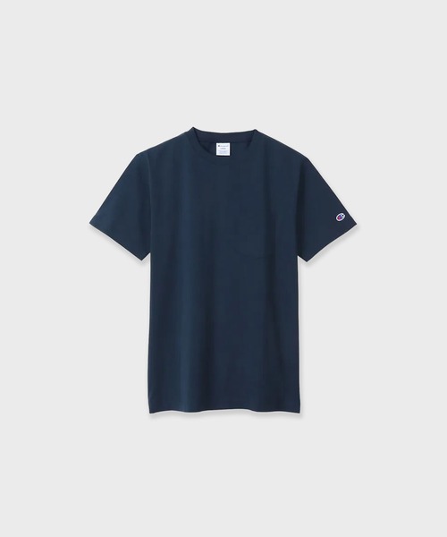 Champion(チャンピオン)の「Champion/ ロゴワッペン クルーネック 半袖ポケットTシャツ / C3-X357 秋服 冬服(Tシャツ/カットソー・メンズ・ホワイト/グレー/ブラック/ネイビー・M/L)」の4枚目の写真