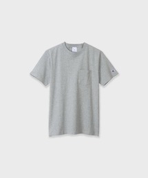 Champion/ ロゴワッペン クルーネック 半袖ポケットTシャツ / C3-X357 秋服 冬服