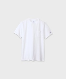 Champion/ ロゴワッペン クルーネック 半袖ポケットTシャツ / C3-X357 秋服 冬服