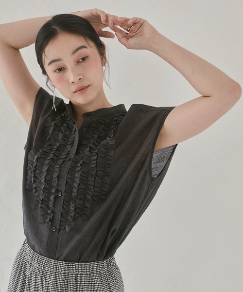 Hytewist slab French sleeve relaxed blouse (френч‑слэб)