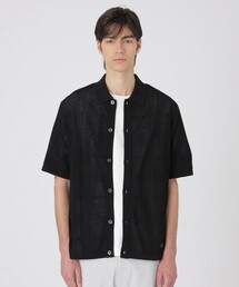 BLACK LABEL CRESTBRIDGE | シャドーチェックニットシャツカーディガン(シャツ/ブラウス)