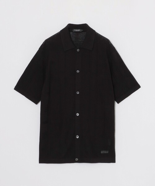 BLACK LABEL CRESTBRIDGE（ブラックレーベル・クレストブリッジ）の「シャドーチェックニットシャツカーディガン（シャツ/ブラウス・メンズ・グリーン系その他/ブラック・M/L/XL）」の8枚目の写真