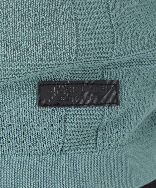 BLACK LABEL CRESTBRIDGE（ブラックレーベル・クレストブリッジ）の「シャドーチェックニットシャツカーディガン（シャツ/ブラウス・メンズ・グリーン系その他/ブラック・M/L/XL）」の13枚目の写真