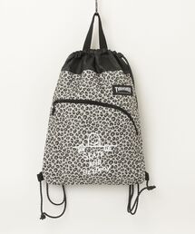 THRASHER（スラッシャー）の「"02"≪THRASHER≫1ポケット/4L レオパード柄 カーブポケット ブランドロゴ ナップサック（バックパック/リュック）」