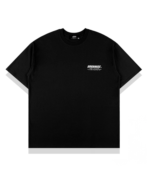 URBANAGE(アーバンエイジ)の「ニュートロシグニチャーオーバー半袖Tシャツ_ブラック(Tシャツ/カットソー・レディース・その他・MEDIUM/LARGE)」の3枚目の写真