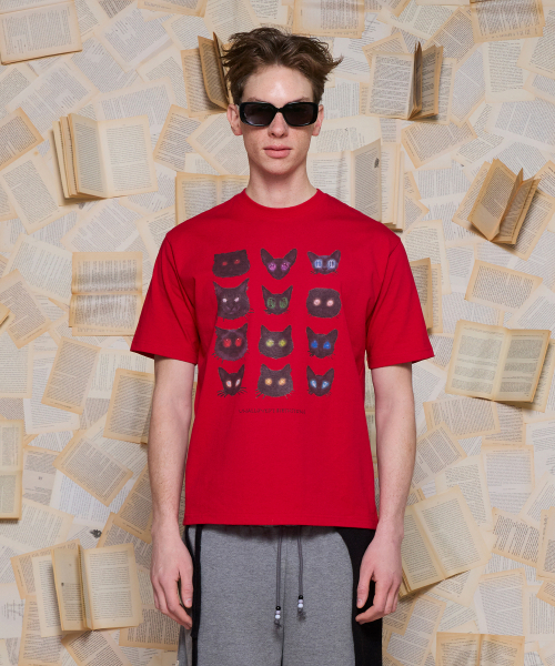 UNALLOYED(アナロイド)の「バースストーンTシャツ / レッド(Tシャツ/カットソー・メンズ・その他・SMALL/MEDIUM/LARGE)」の1枚目の写真