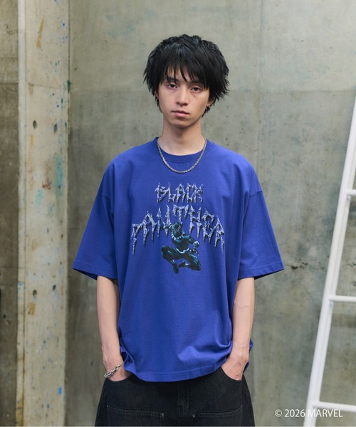 MARVEL(マーベル)の「【MARVEL / マーベル 】 Assembly Tee / アセンブリ / Black Panther / ブラックパンサー(Tシャツ/カットソー・メンズ・パープル/ブラック系その他/ブラック/ホワイト/ホワイト系その他/グレー系その他/チャコールグレー・M/L)」の7枚目の写真