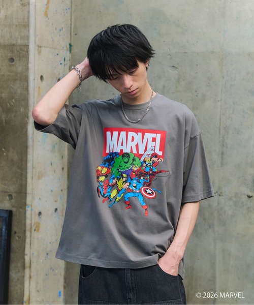 MARVEL(マーベル)の「【MARVEL / マーベル 】 Assembly Tee / アセンブリ / Black Panther / ブラックパンサー(Tシャツ/カットソー・メンズ・パープル/ブラック系その他/ブラック/ホワイト/ホワイト系その他/グレー系その他/チャコールグレー・M/L)」の5枚目の写真