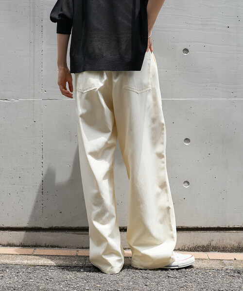 FREAK'S STORE(フリークスストア)の「ベイカーワイド イージーパンツ(その他パンツ・レディース・ベージュ/オフホワイト/ブラウン・フリ-)」の11枚目の写真
