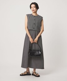 size SHORT/TALLあり］ワッシャー プリーツ ショートスリーブ