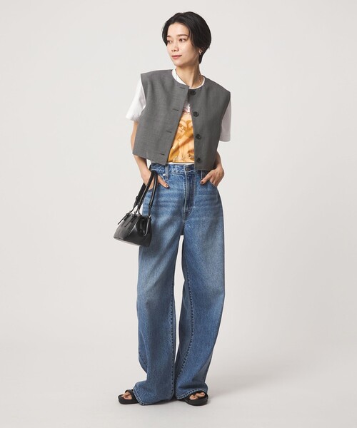 green label relaxing(グリーンレーベルリラクシング)の「マルチウェイ ワンピース(ワンピース・レディース・ブラック/ネイビー/ダークグレー・FREE)」の19枚目の写真