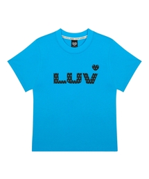 LOVE SLIM FIT DOT TEE(WHITE)（Tシャツ/カットソー）｜LUVISTRUE 
