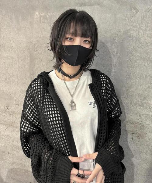 gibous(ギボス)の「gibous/ギボス/cross snake mesh parker(パーカー・レディース・ブラック・L)」の14枚目の写真