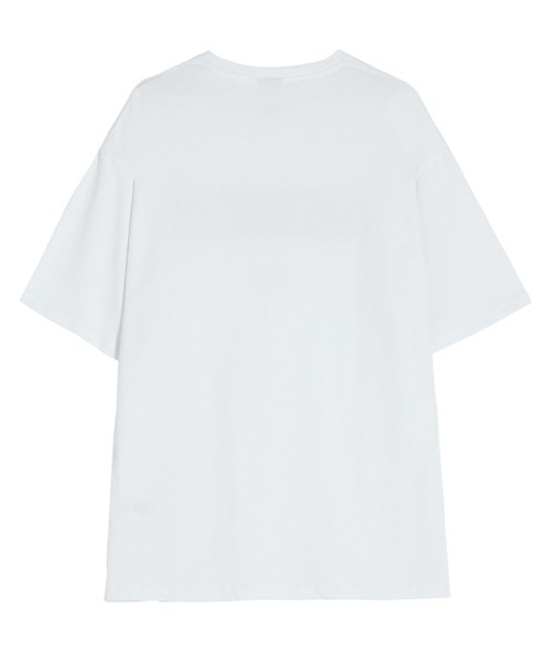 NOWLE(ノウル)の「【NOWLE】ヴィンテージライク カレッジロゴ 半袖Tシャツ / クラッシュプリント アメカジ ワシントン トップス(Tシャツ/カットソー・メンズ・ホワイト・MEDIUM/LARGE/X-LARGE)」の21枚目の写真