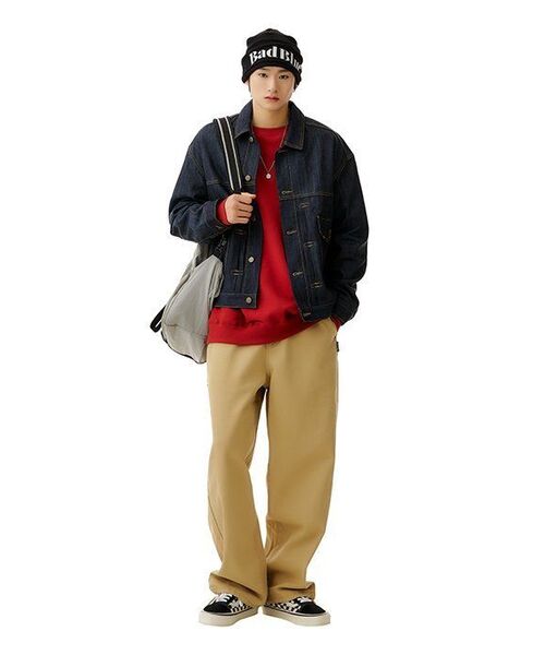 XTONZ(エクストーンズ)の「XP123スローガンバンディングコットンパンツ(BEIGE)(その他パンツ・レディース・その他・MEDIUM/LARGE)」の16枚目の写真