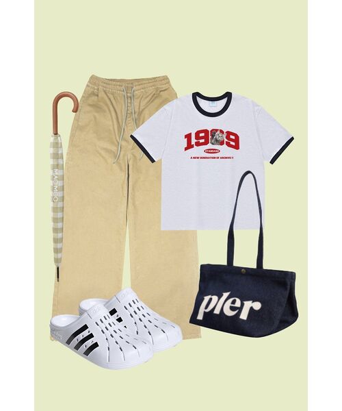 XTONZ(エクストーンズ)の「XP123スローガンバンディングコットンパンツ(BEIGE)(その他パンツ・レディース・その他・MEDIUM/LARGE)」の20枚目の写真