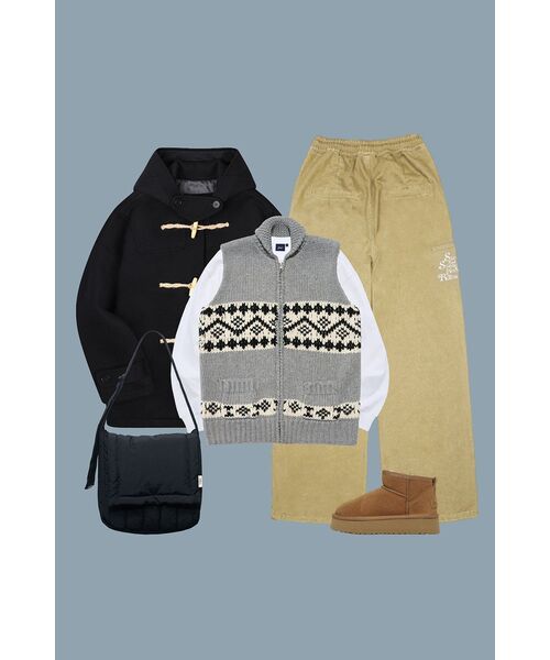 XTONZ(エクストーンズ)の「XP123スローガンバンディングコットンパンツ(BEIGE)(その他パンツ・レディース・その他・MEDIUM/LARGE)」の22枚目の写真