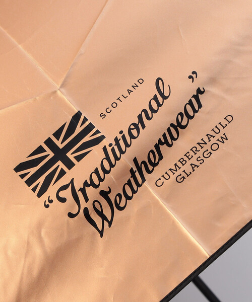FREAK'S STORE(フリークスストア)の「TRADITIONAL WEATHERWEAR/トラディショナルウェザーウェア LIGHT WEIGHT UMBRELLA(晴雨兼用傘)/ライトウェイトアンブレラ(折りたたみ傘・レディース・ゴールド/シルバー・ONE SIZE)」の5枚目の写真