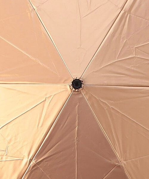 FREAK'S STORE(フリークスストア)の「TRADITIONAL WEATHERWEAR/トラディショナルウェザーウェア LIGHT WEIGHT UMBRELLA(晴雨兼用傘)/ライトウェイトアンブレラ(折りたたみ傘・レディース・ゴールド/シルバー・ONE SIZE)」の7枚目の写真