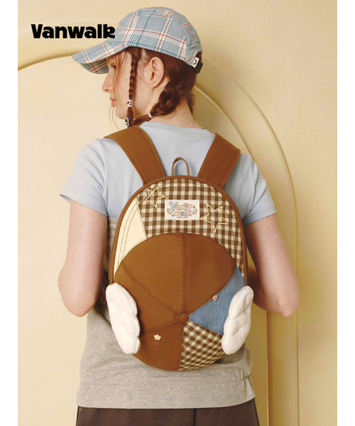 VANWALK（バンウォーク）の「Angel Backpack #2 [Brown]（メッセンジャーバッグ・レディース・ブラウン・FREE）」の5枚目の写真