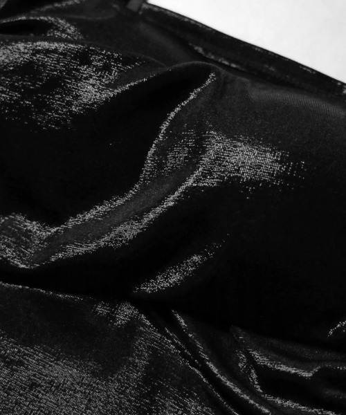 me+em select(ミームセレクト)の「【 2color 】メタリックドレープビスチェキャミソール / metallic drape bustier camisole(キャミソール・レディース・ピンク/ブラック・FREE)」の3枚目の写真