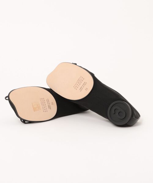 MM6 Maison Margiela(エムエムシックス メゾン マルジェラ)の「MM6 BALLET SHOE(バレエシューズ・レディース・ブラック・35/36/37/38/39)」の3枚目の写真