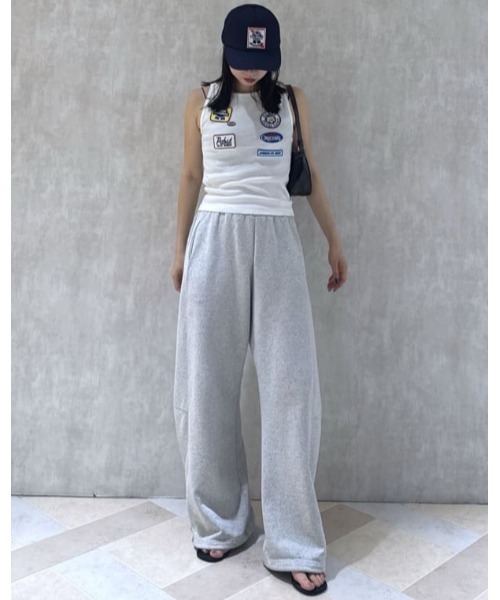 MOUSSY(マウジー)の「PABST PATCHED タンクトップ(タンクトップ・レディース・ホワイト/ブラック・FREE)」の21枚目の写真