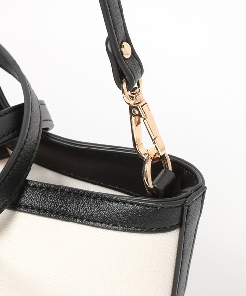 Andemiu(アンデミュウ)の「キャンバスレザートート1043134(ハンドバッグ・レディース・ブラック系その他/ブラウン系その他・FREE)」の15枚目の写真