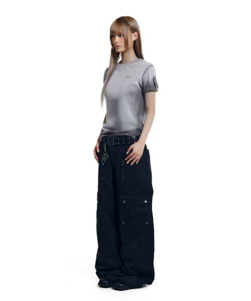 AAKAM(アーカム)の「Shirring Utility Cargo Pants (Black)(その他パンツ・レディース・その他・1/2)」の6枚目の写真
