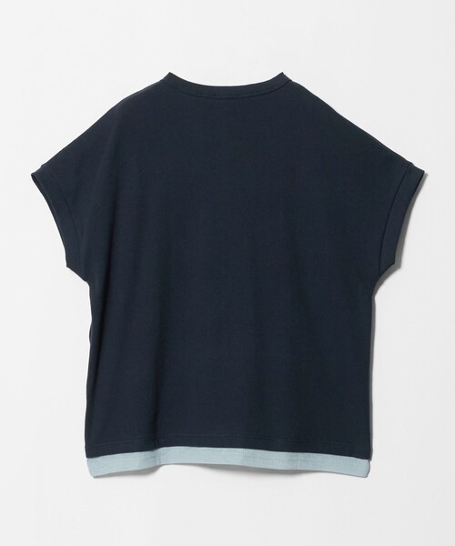 A DAY IN THE LIFE UNITED ARROWS(アデイインザライフユナイテッドアローズ)の「リブ フェイクレイヤード ヘンリーネックTシャツ <A DAY IN THE LIFE>(Tシャツ/カットソー・レディース・ネイビー/ライトグレー/ダークブラウン・FREE)」の12枚目の写真