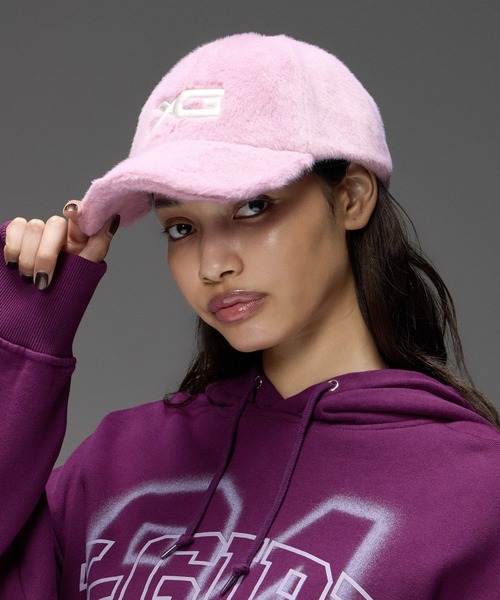 EMBROIDERED XG LOGO FUZZY CAP（キャップ）｜X-girl（エックスガール